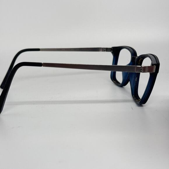 Modo Eco Born Biobased Eyeglass Frames Darling 53-18-145 Navy Silver H17249 - Picture 4 of 7